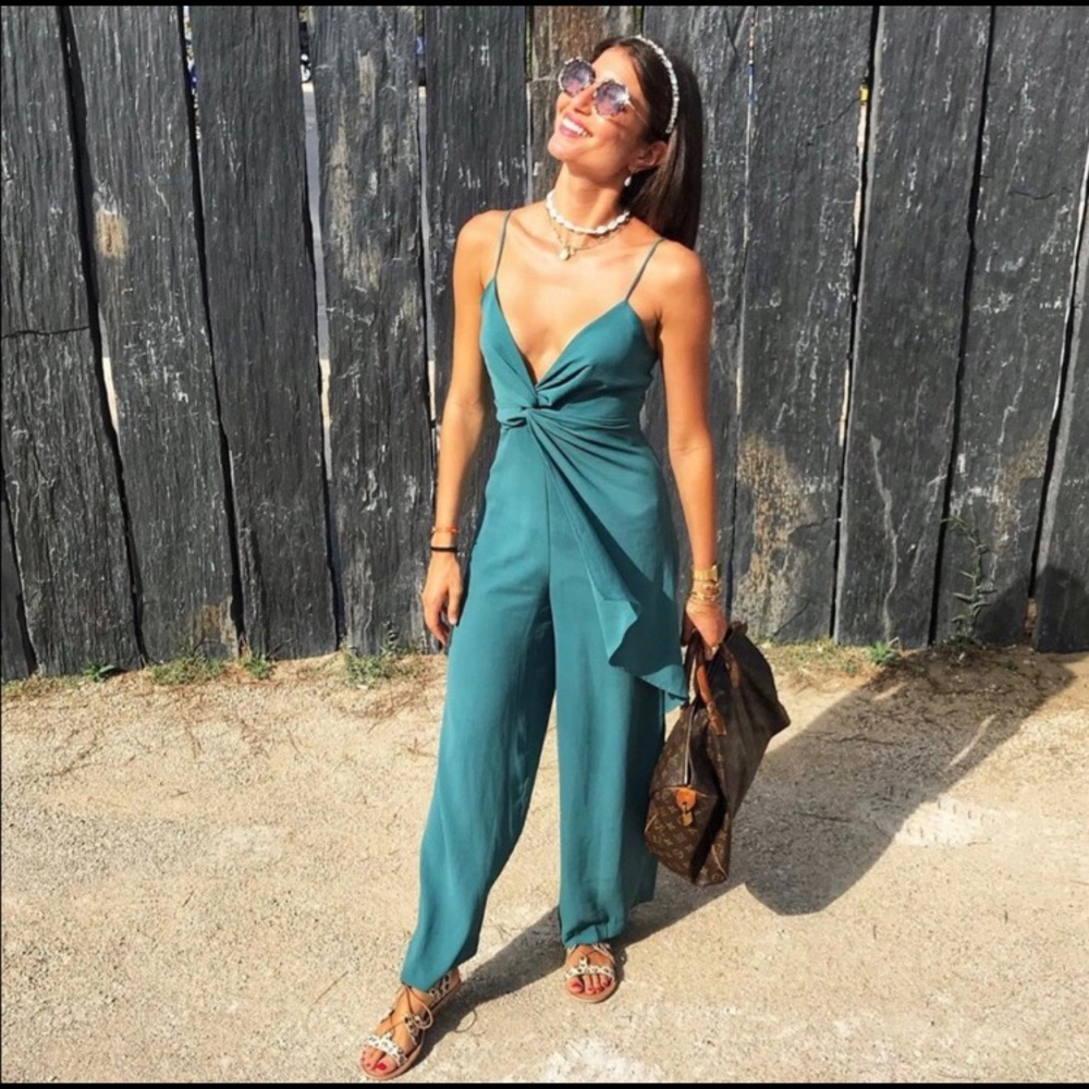 Zara faux wrap jumpsuit / romper size large